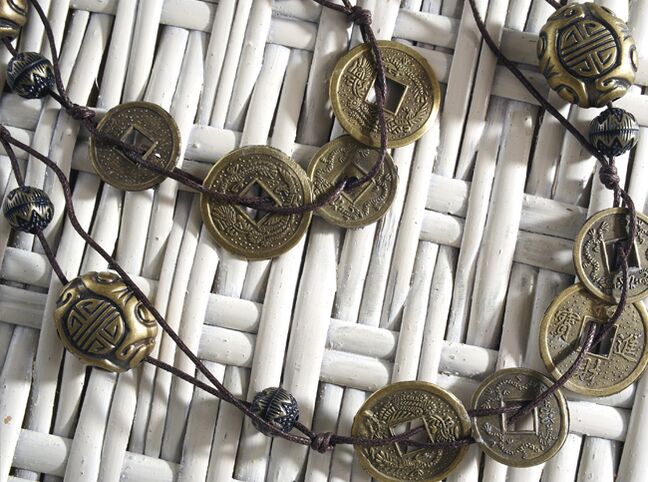 Monete cinesi come amuleto per soldi