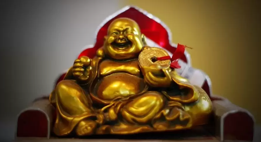 amuleto di buona fortuna - Buddha che ride